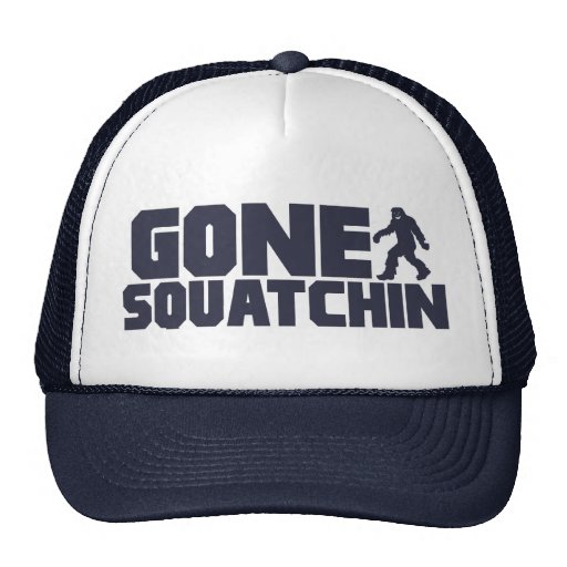 Navy Bobo GONE SQUATCHIN Hat Finding Bigfoot