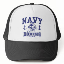 Navy Boxing Hat Mesh Hat