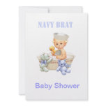 Navy Brat Baby Shower Invitation