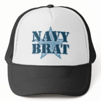 Navy Brat Mesh Hats