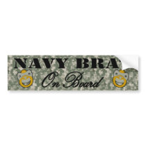 Navy Brat On Board (Window Sticker) bumper stickers
