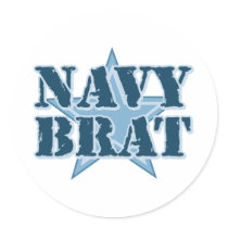 Navy Brat Stickers