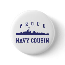 Navy Cousin Pinback Buttons