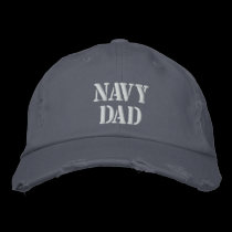NAVY DAD Embroidered Hat embroidered hats