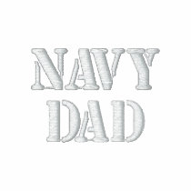 NAVY DAD Embroidered Shirt embroidered shirts by edissler NAVY DAD Embroidered Shirt embroidered shirts
