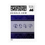 Navy Damask RSVP