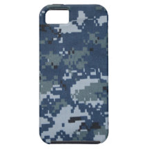 Navy Digital Camouflage iPhone 5 Case