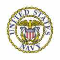 Navy Emblem embroidered shirts by ZazzleEmbroidery Navy Emblem embroidered shirts