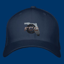 Navy FCC Embroidered Cap embroidered hats