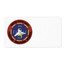 Navy Fighter Weapons School Avery Label