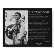 Navy Flyer's Creed posters by terryrowe Navy Flyer's Creed posters