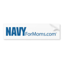 Navy for MOMs Bumper Sticker bumper stickers