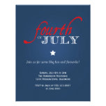 Navy fourth july colonial Independence celebration Invite
