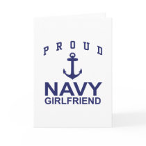 Navy Girlfriend Card