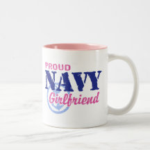 Navy Girlfriend Coffee Mug