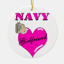 Navy Girlfriend Ornament