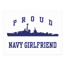 Navy Girlfriend Post Card