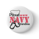 Navy Grandma Hearts Pin