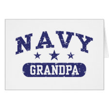 Navy Grandpa card