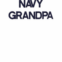 NAVY GRANDPA embroidered shirts by kebbydon NAVY GRANDPA embroidered shirts