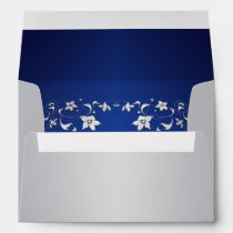 Navy, Gray A7 Return Address Envelope for 5"x7"'s envelopes