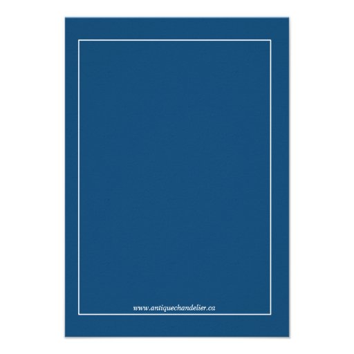 Navy Heart Wedding Rehearsal Dinner Invitations