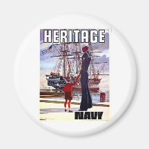 Navy Heritage Magnets