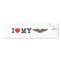 Navy - I heart my NFO bumper stickers by ac2368 Navy - I heart my NFO bumper stickers