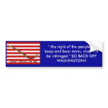 Navy-Jack-med, " the right of the people to kee... Bumper Stickers