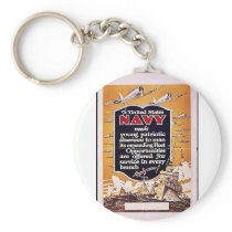 Navy Keychain
