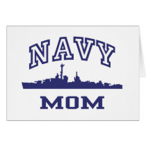 Navy Mom Greeting Card