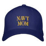 Navy Mom Embroidered Hats