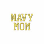 NAVY MOM EMBROIDERED SHIRT
