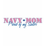 Navy Mom Proud of my Sailor Tshirt