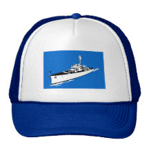 navy naval warship battleship with big guns hats