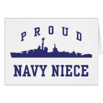 Navy Niece Cards