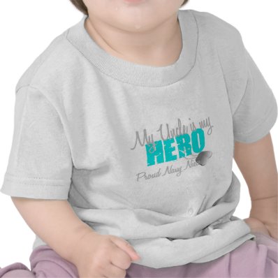 Navy Niece Hero Uncle Tee Shirt