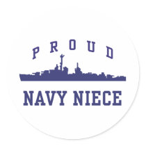 Navy Niece Sticker