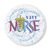 Navy Nurse Motto magnets