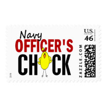 NAVY OFFICER’S CHICK postage by professiongifts NAVY OFFICER’S CHICK postage