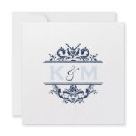 Navy & Pale Blue Special Request Personalized Invitation