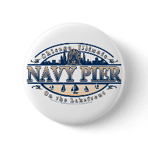 Navy Pier Chicago Pinback Buttons