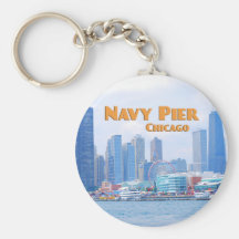 Navy Pier - Chicago Illinois Key Chain