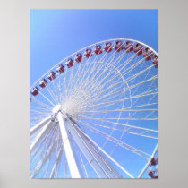 Navy Pier Ferris Wheel Print