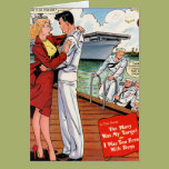 Navy Romance Card