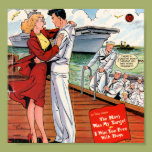Navy Romance Poster