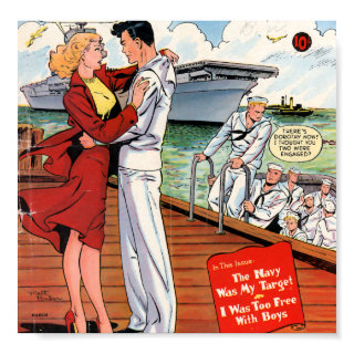 Navy Romance Poster