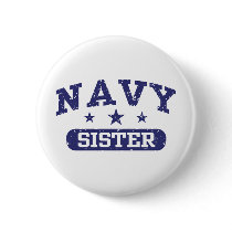 Navy Sister Pinback Button