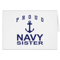 Navy Sister Greeting Cards
