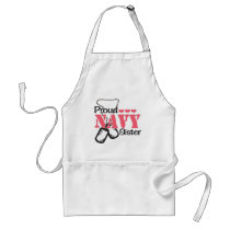 Navy Sister Hearts Aprons
